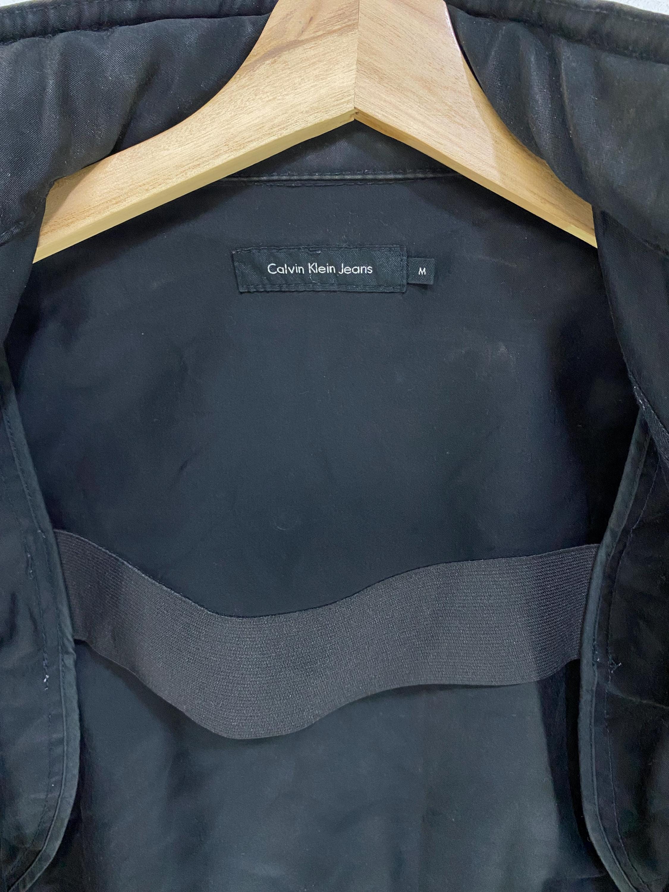 Vintage Y2k Calvin Klein Field Jacket Designer Military Casual 
