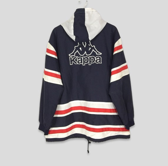 Vintage 90s Kappa embroidered big logo hoodies ja… - image 1