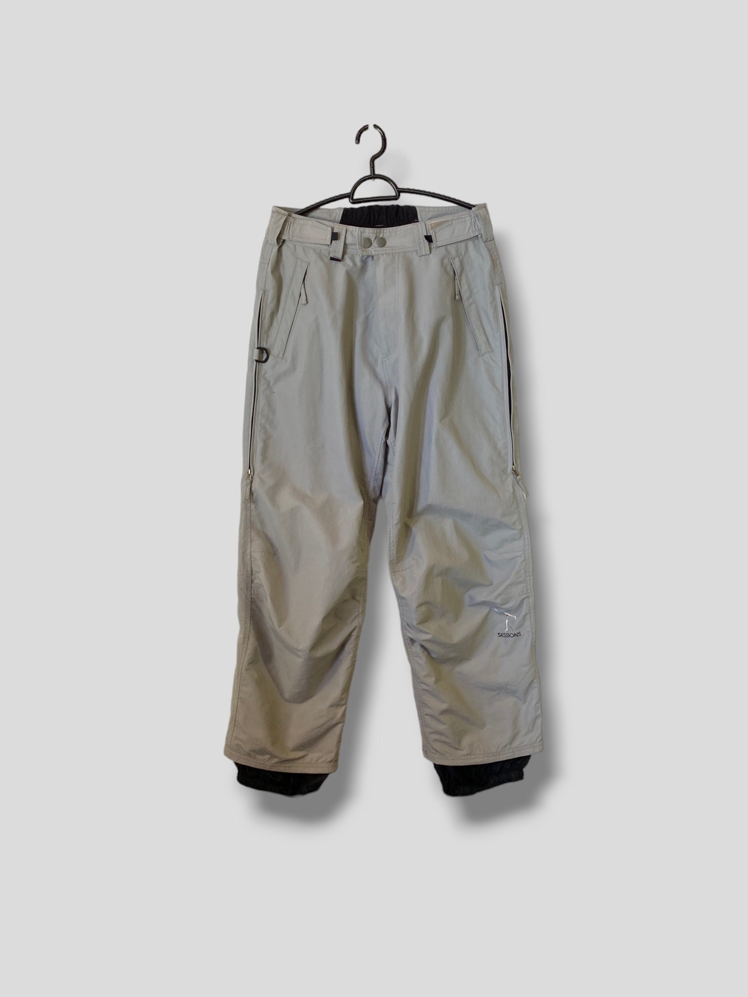 Size 33 Vintage 90s Sessions Jamie Lynn Signature Snowboard Pant