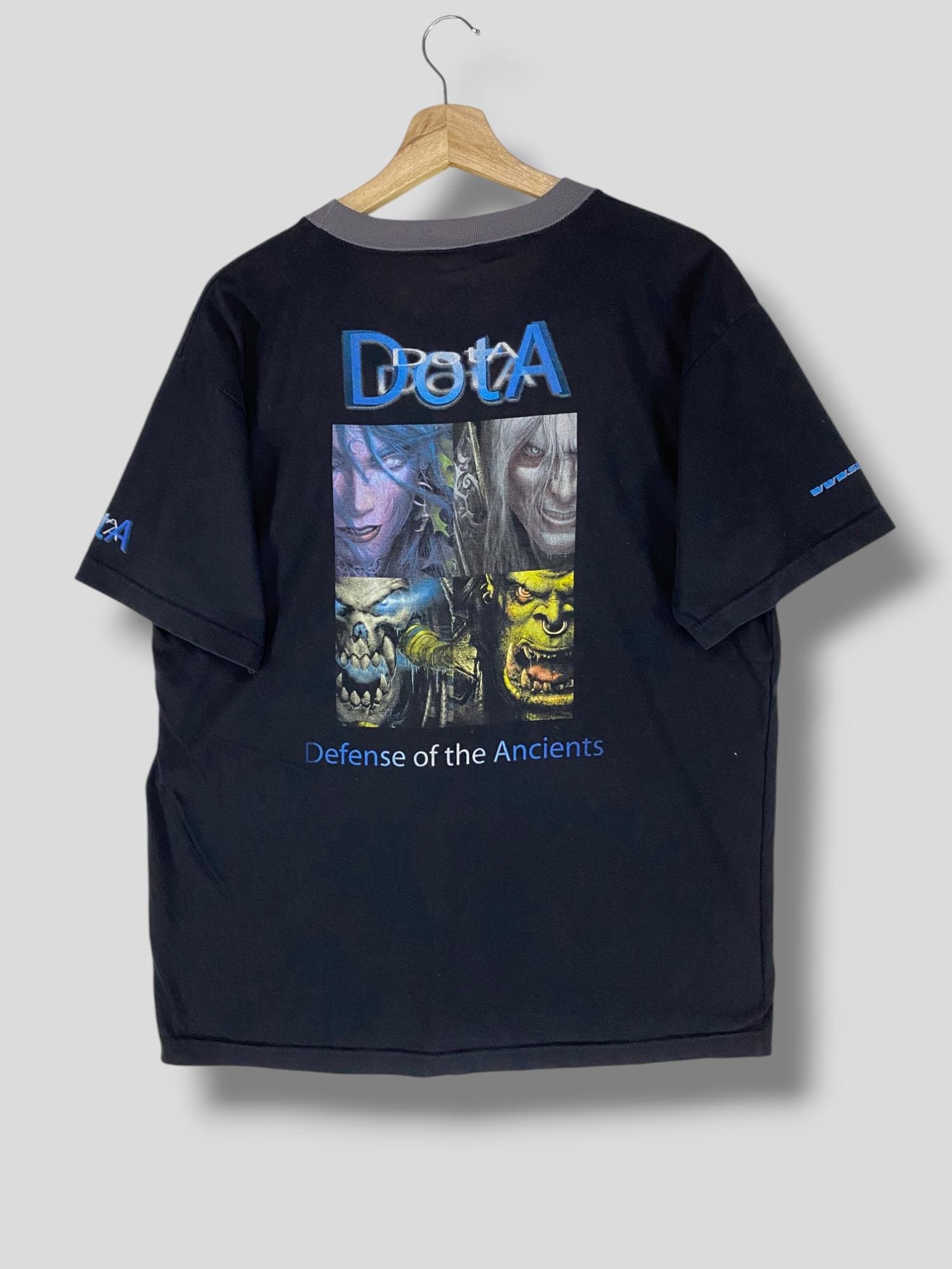 Vintage Y2k DOTA Defense of the Ancient Video Game Tshirt Real