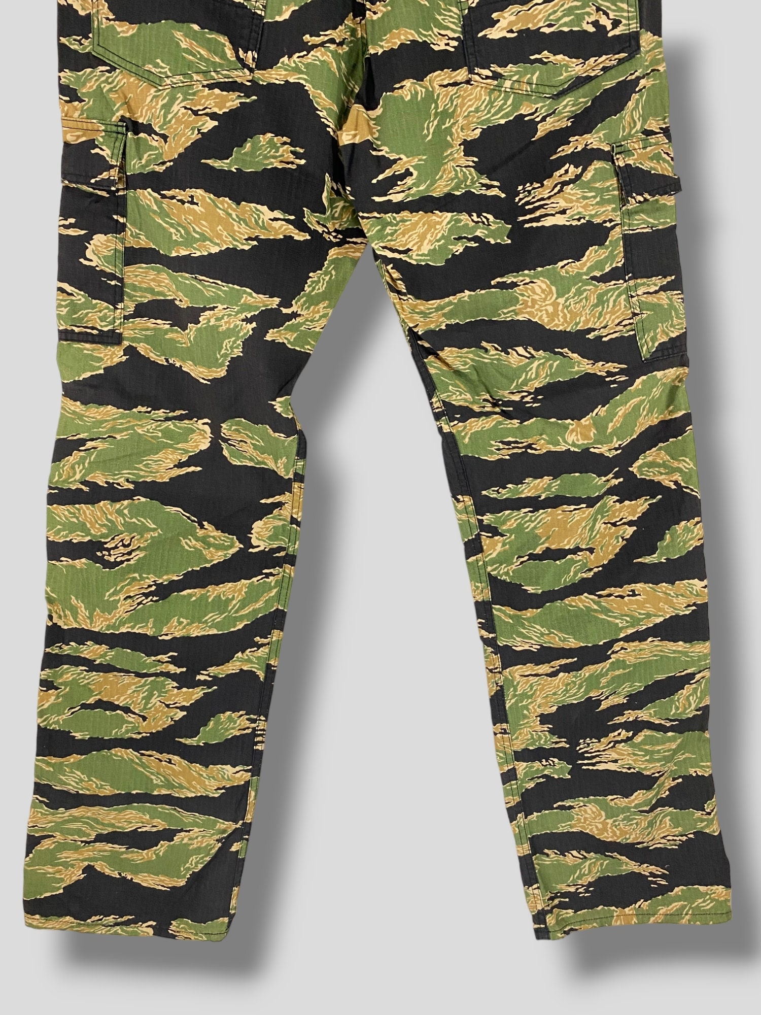 Size 34 Vintage Bape Busy Works Tiger Stripe Cargo Pant