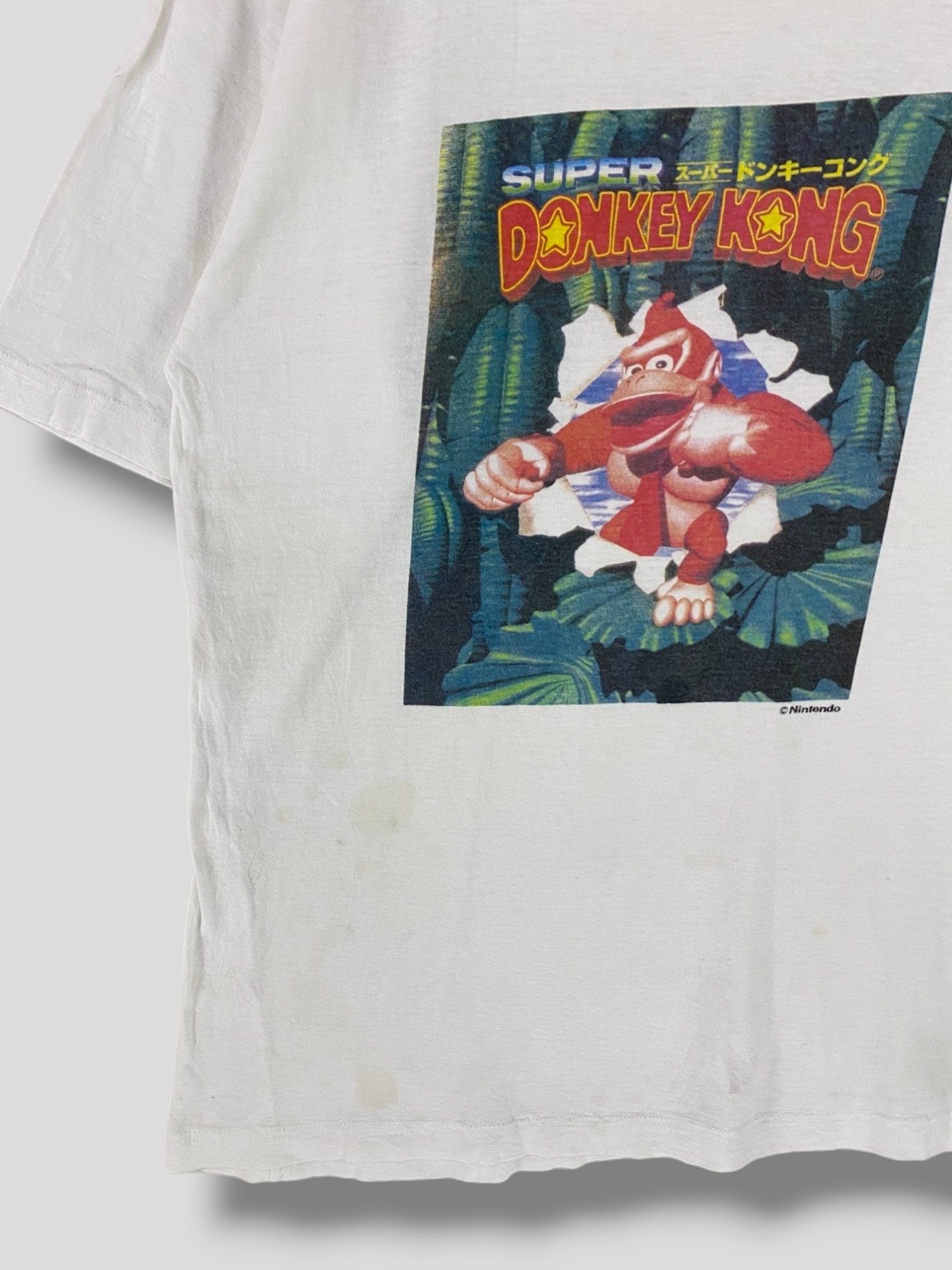 Vintage 90s Super Donkey Kong Video Game Promo Tshirt Nintendo 64