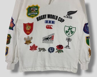 Rare Vintage 90s Canterbury New Zealand World Cup Challengers Ltd