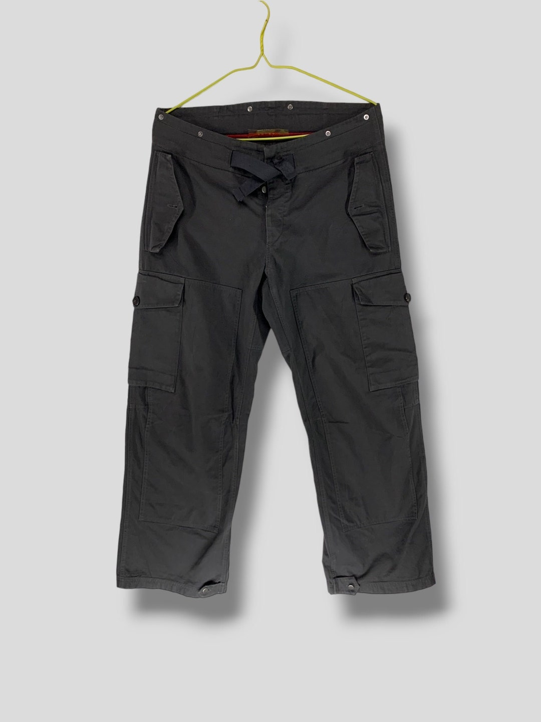 Vintage Prada Double Knee Cargo Pant Designer Preppy Casual