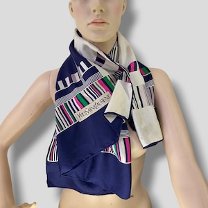 Yves saint laurent scarf - Etsy 日本