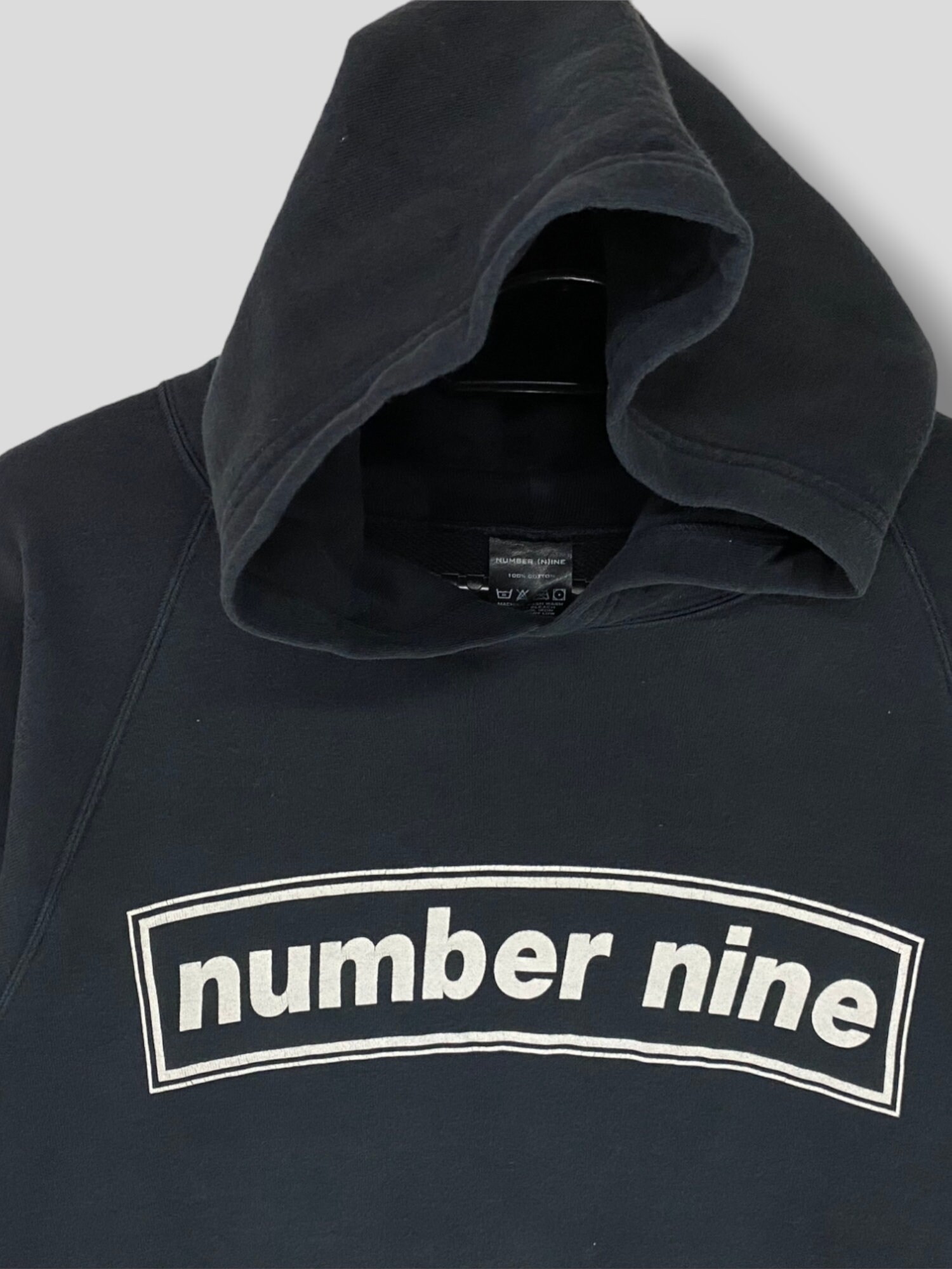 Number (n)ine Spellout Logo Hoodies Sweatshirt Japanese Designer