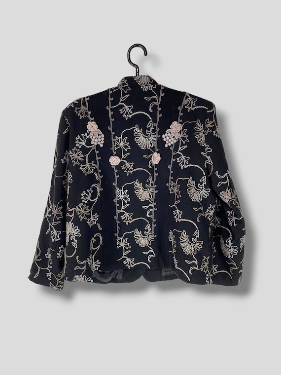 YILON MADE Joli flower blous ブラック YILON MADE Joli flower blous ブラック イロン