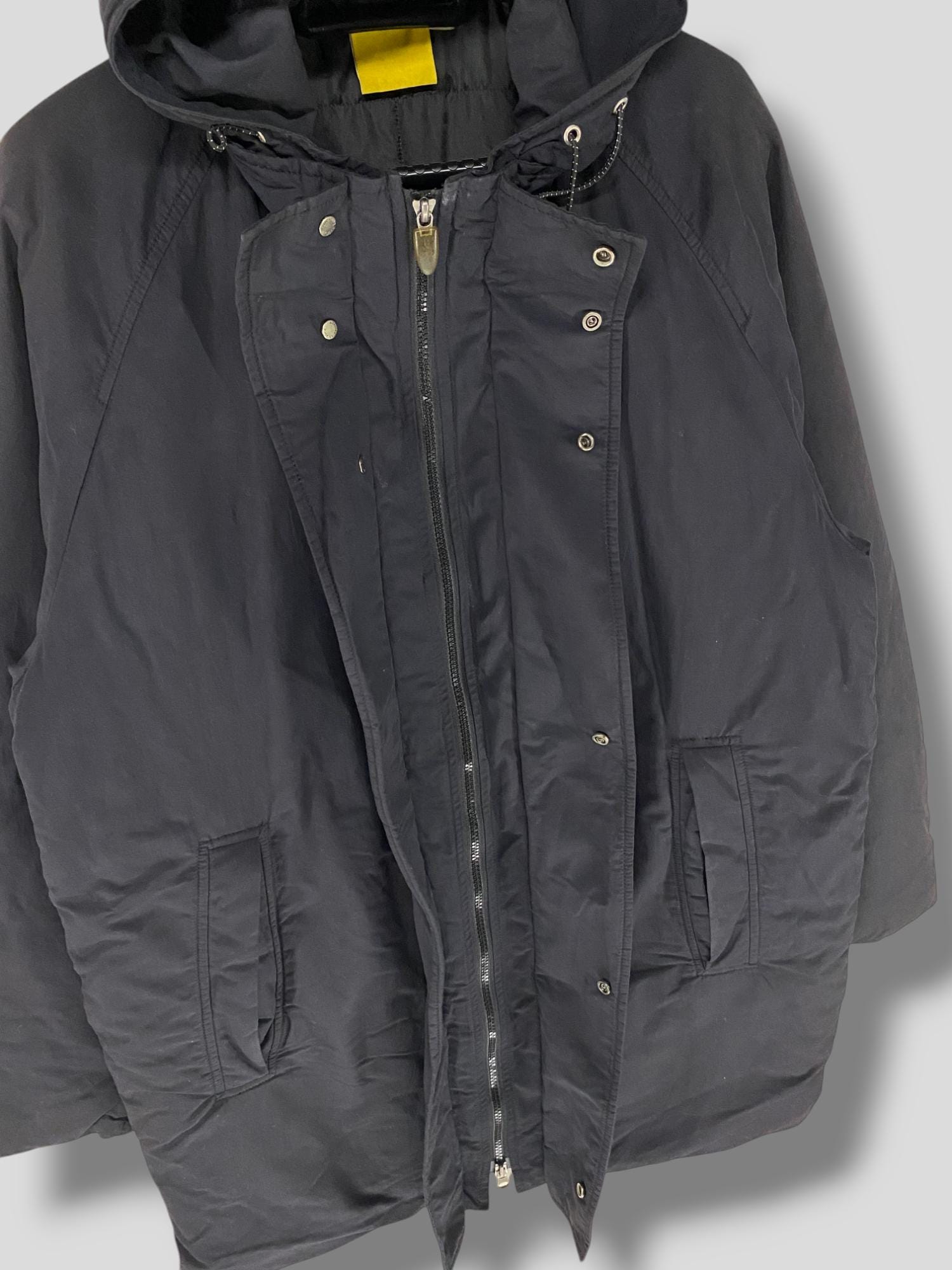 Vintage Mandarina Duck Quilted Line Puffer Coat Designer Winter