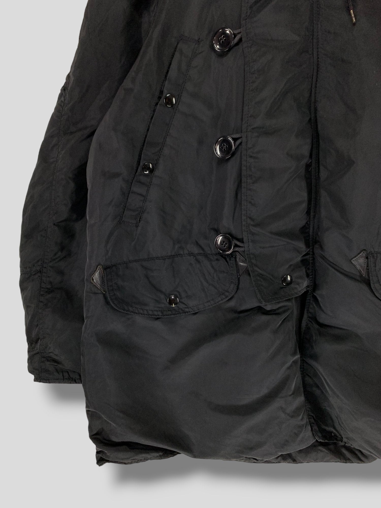 Vintage Alpha Industries Fur Hood N-3B Jacket Military