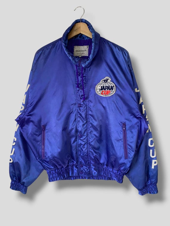 ジャケット・アウター 50s blue satin jacket half zip norm-smiley-sales-inc-mens-all