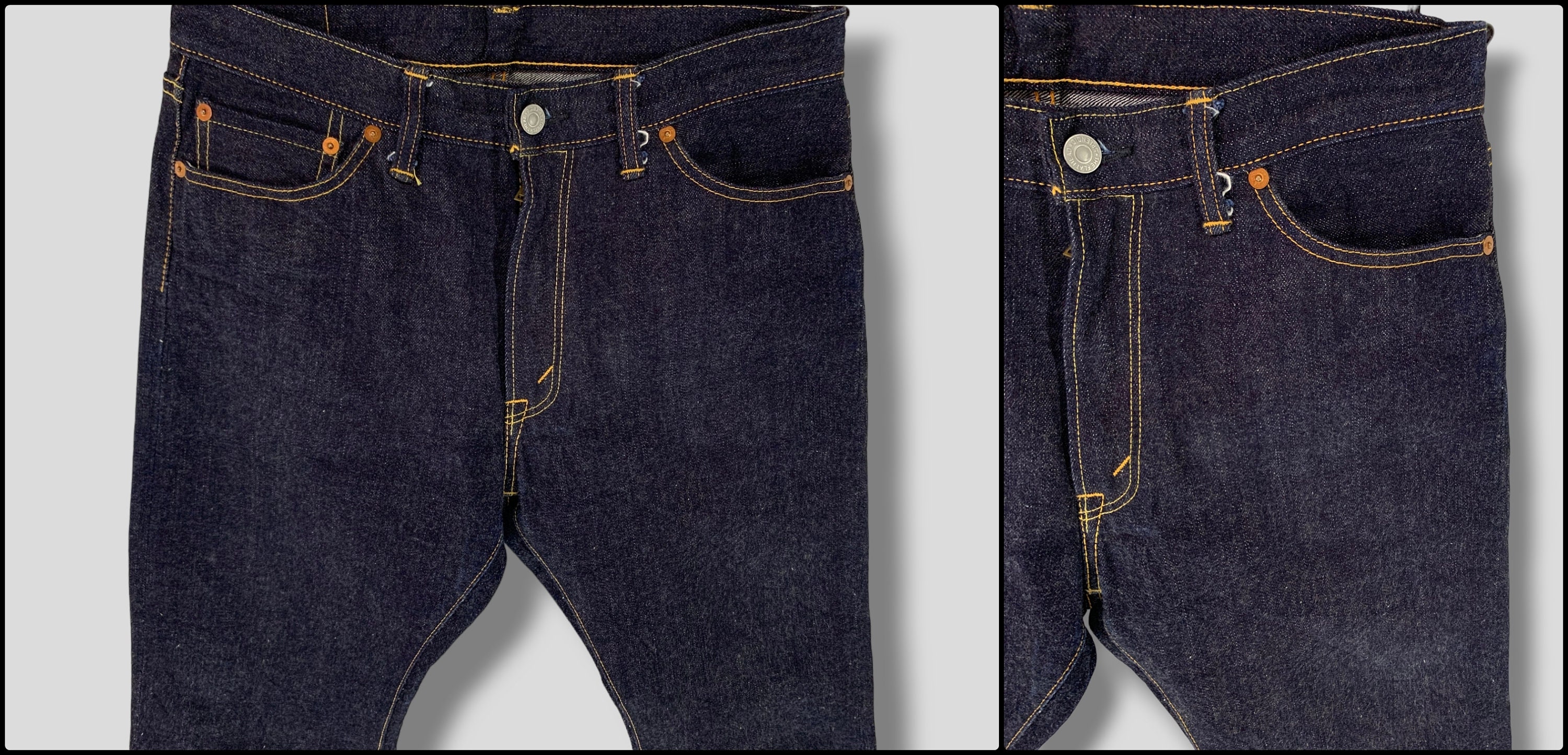 Vintage Flat Head 3007 Deadstock Flare Selvedge Jeans Japanese