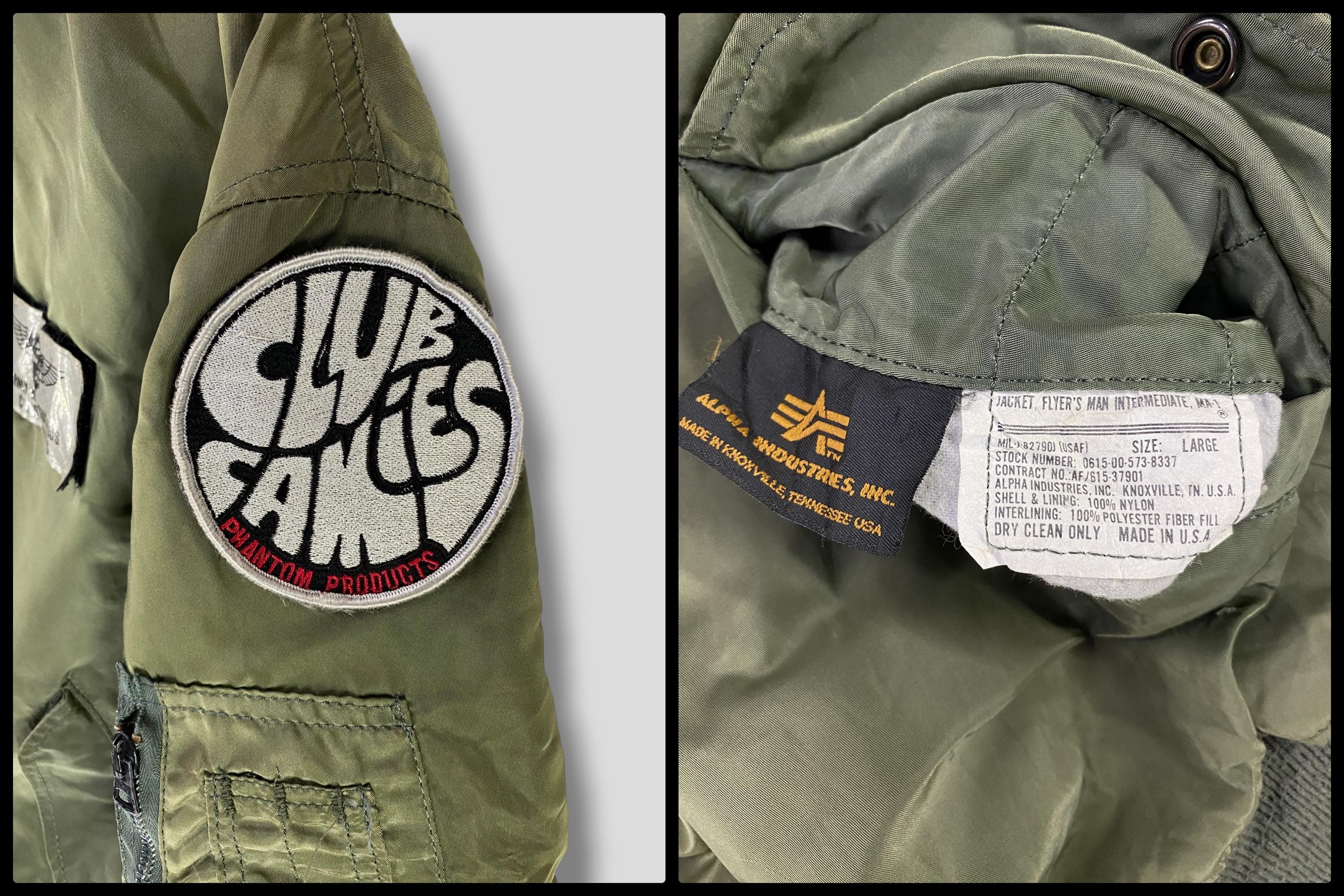 ジャケット・アウター 90s Alpha industries USA N-1 deck jacket Alpha Industries 1940's N1 Deck Jacket Mens L Military Navy