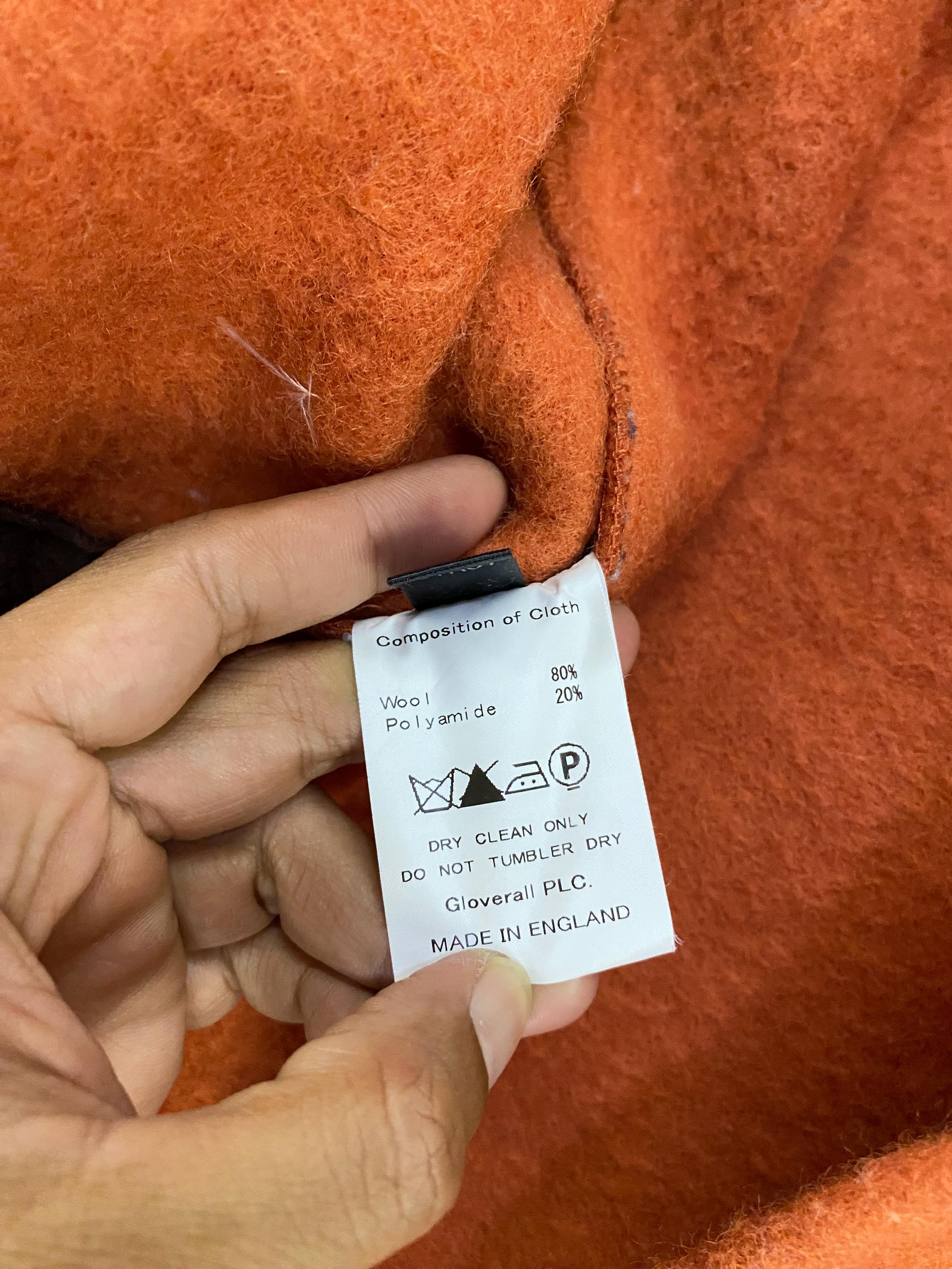 Vintage Gloverall Toggle Button Wool Monty Duffle Coat Designer