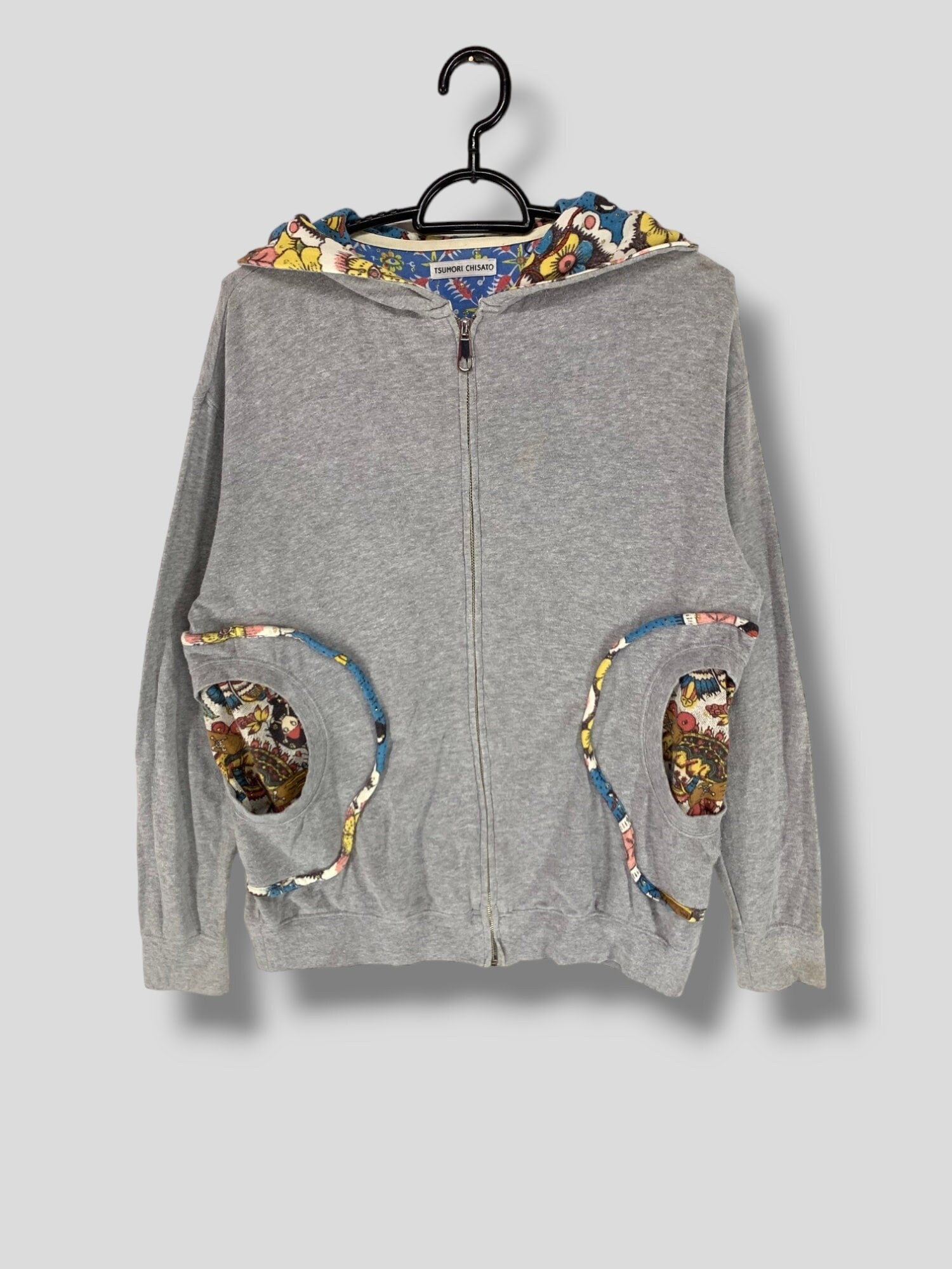 トップス 86sachi Tsumori Chisato Zip up Hoodies Sweater Japanese Designer