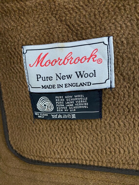 Vintage Gloverall Moorbrook Toggle Wood Button Pure New Wool