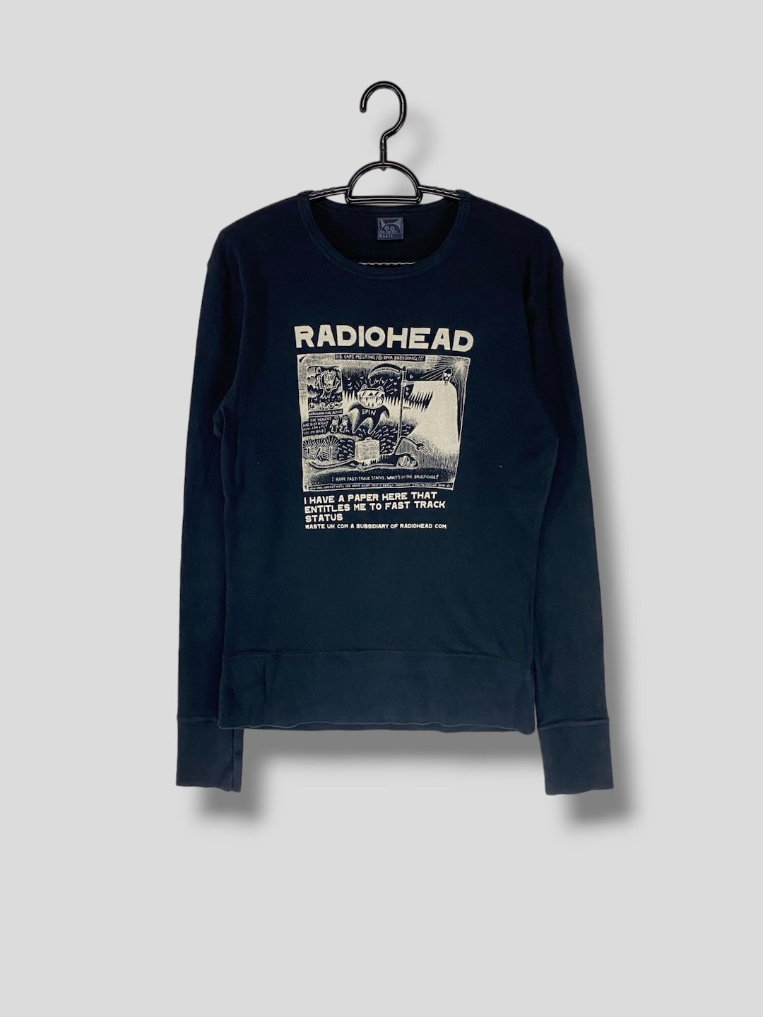 Vintage Radiohead Ice Cap Melting Stanley Donwood Art Longsleeve