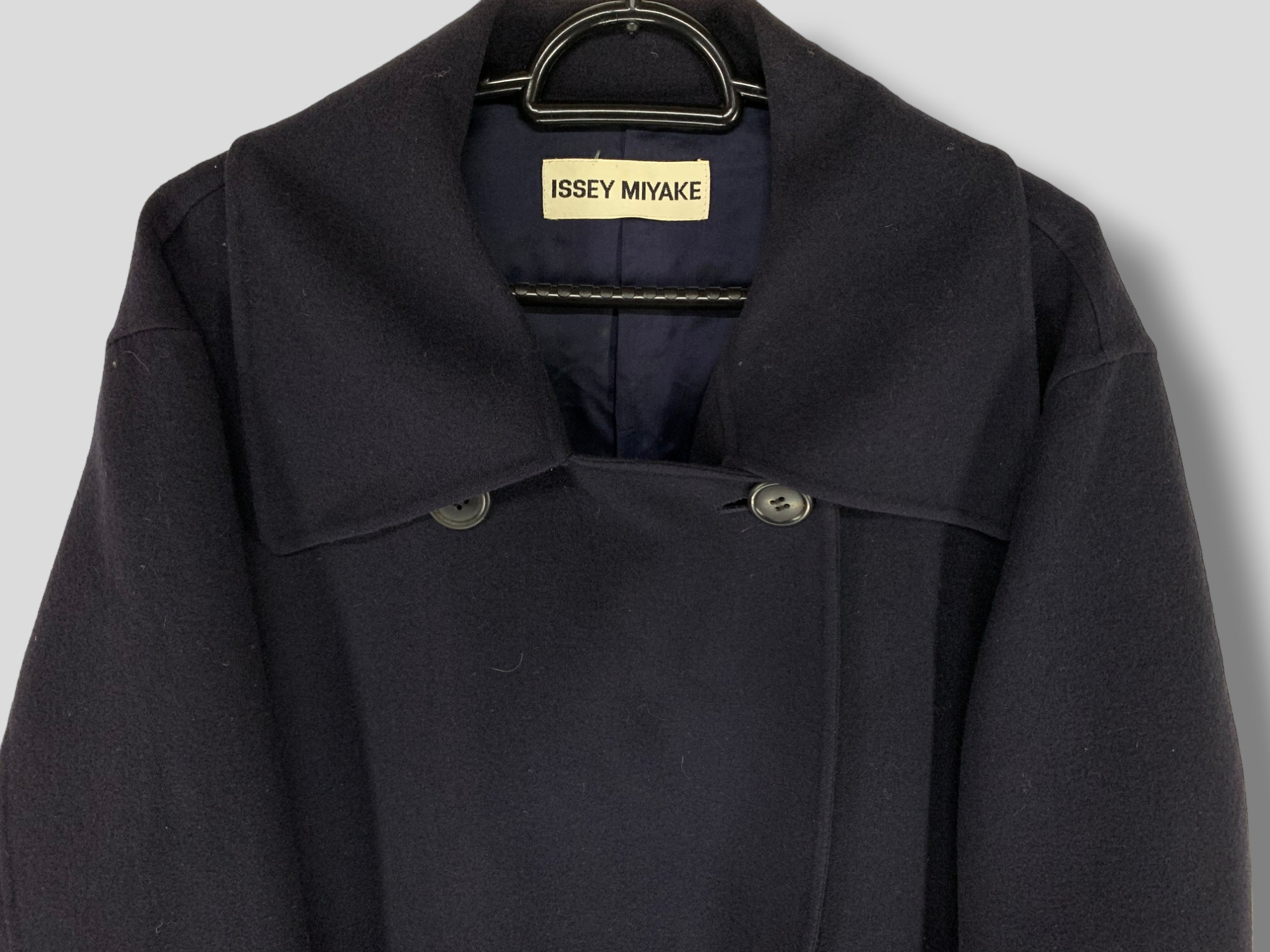 ヴィンテージ イッセイミヤケ オーバーサイズ ダブルブレスト ウール