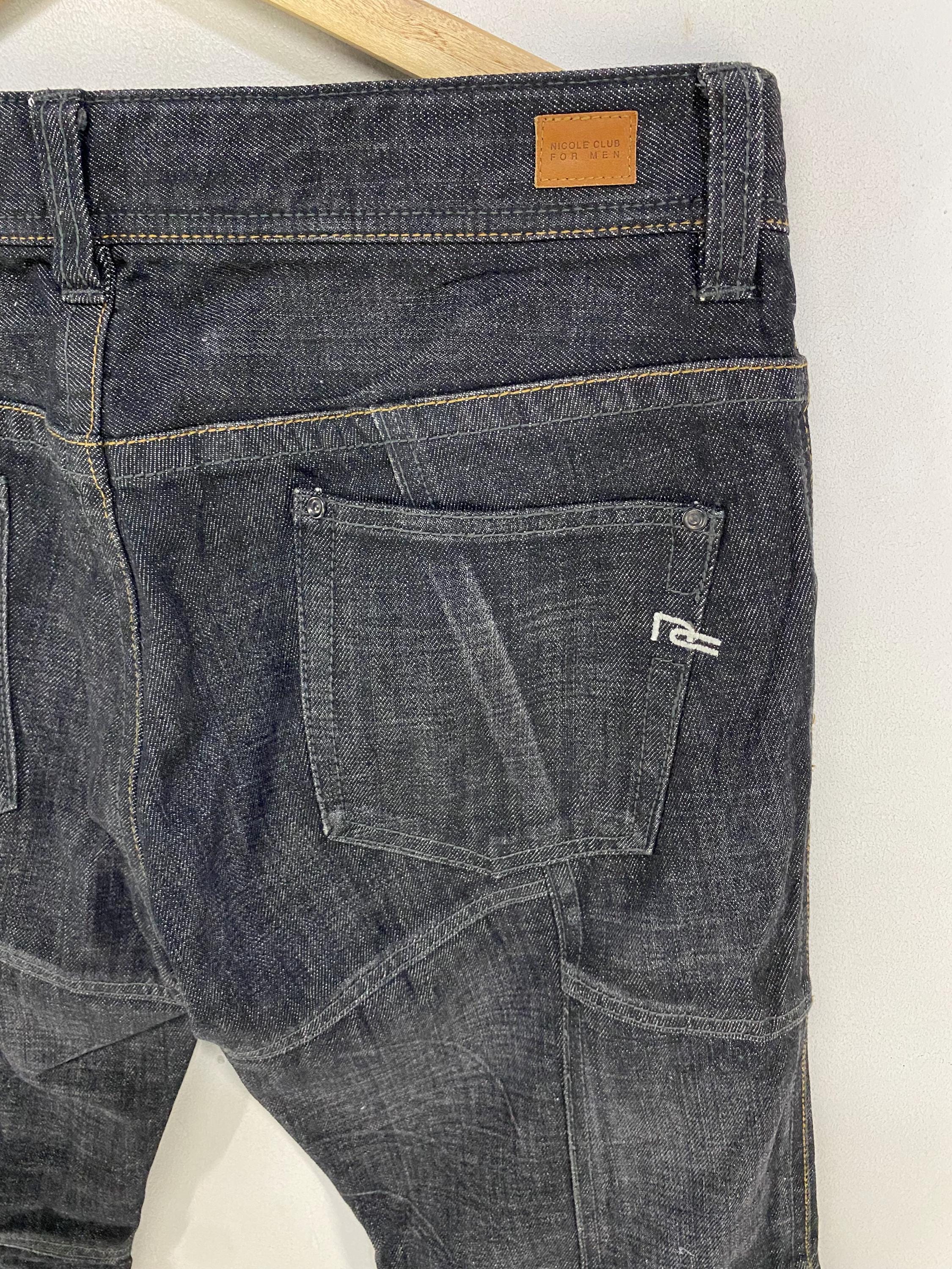 Vintage Nicole Club for Men Patchwork Flare Jeans Nicole Matsuda 