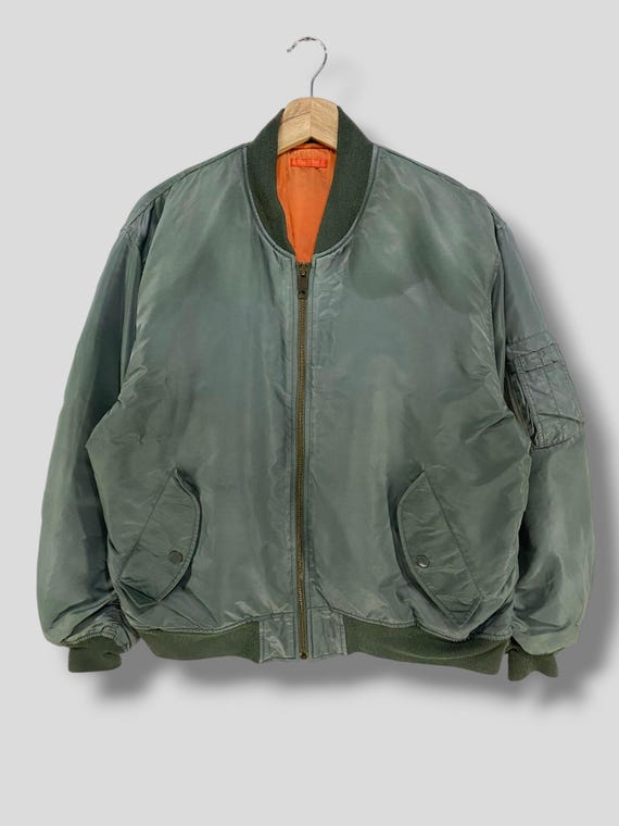 ジャケット・アウター old uniqlo ma-1 Vintage Uniqlo MA-1 Bomber Jacket Japanese Brand Military Style