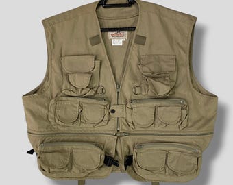 80s WOODFIELD ハンティングベスト　XL ベージュ 80s WOODFIELD ハンティングベスト XL ベージュ 80s WOODFIELD
