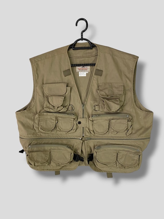 90’s vintage Dead stock Huntting Vest Vintage 1980s / 90s Vest 100% Cotton Fully Lined Pacific