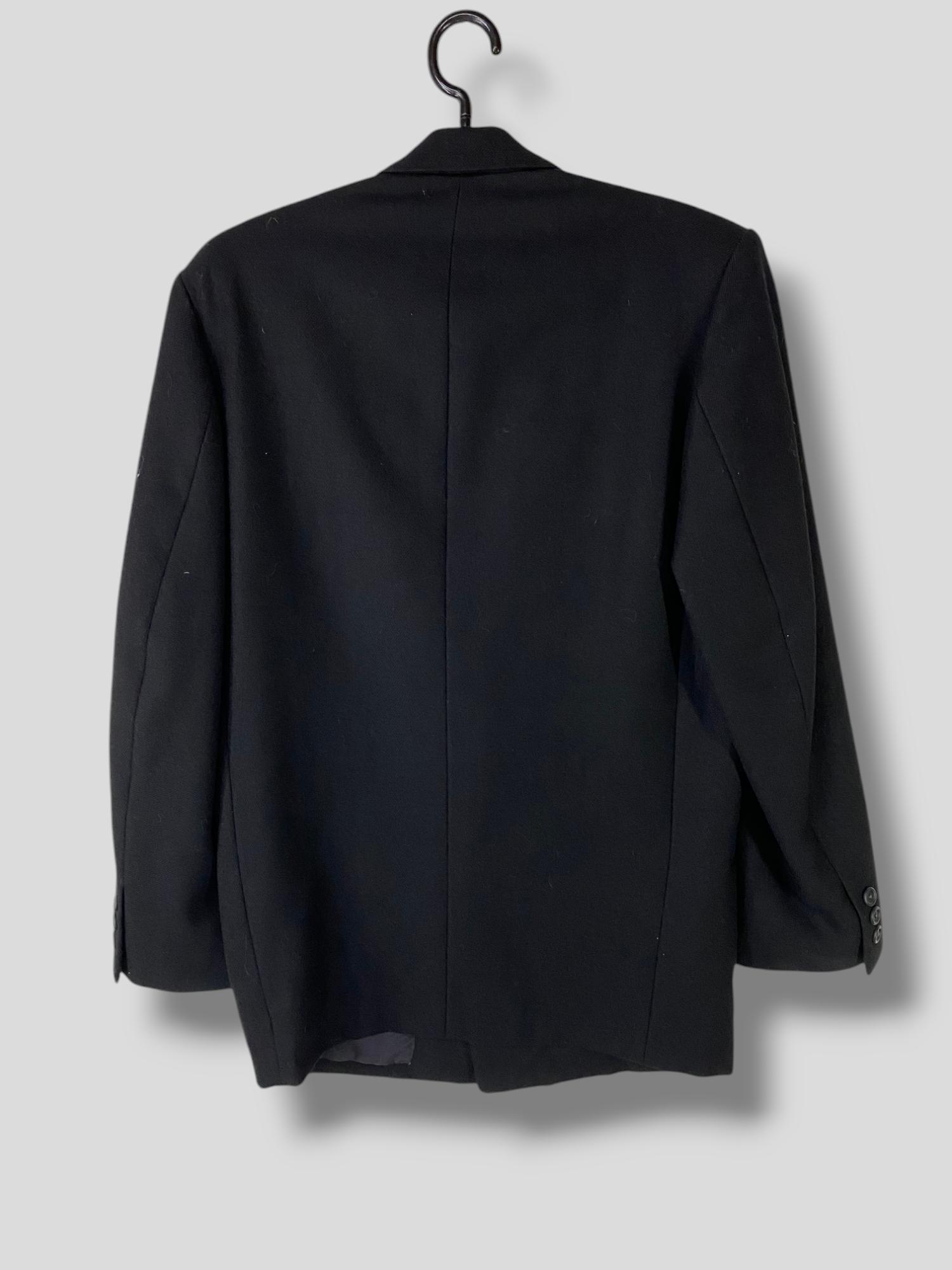 Y’s　ワイズ　ヨウジヤマモト　ウール　ダブルブレストジャケット　ブラック　美品 ヨウジヤマモト プールオムYohji Yamamoto POUR HOMME ウール