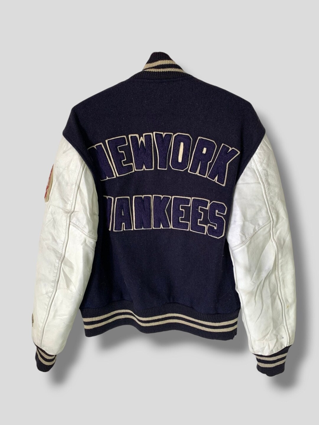 【STARTER×Yankees】vintage leather jacket Rare Vintage 90s Starter New York Yankees Genuine Leather