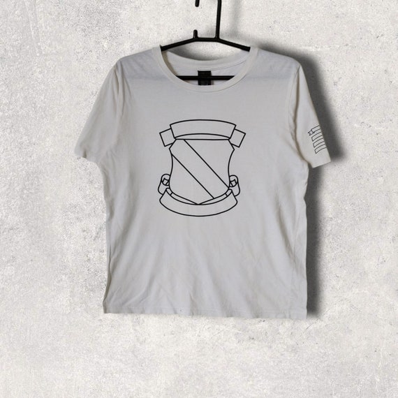 Number (n)ine Shield Logo Distressed Tshirt Japanese