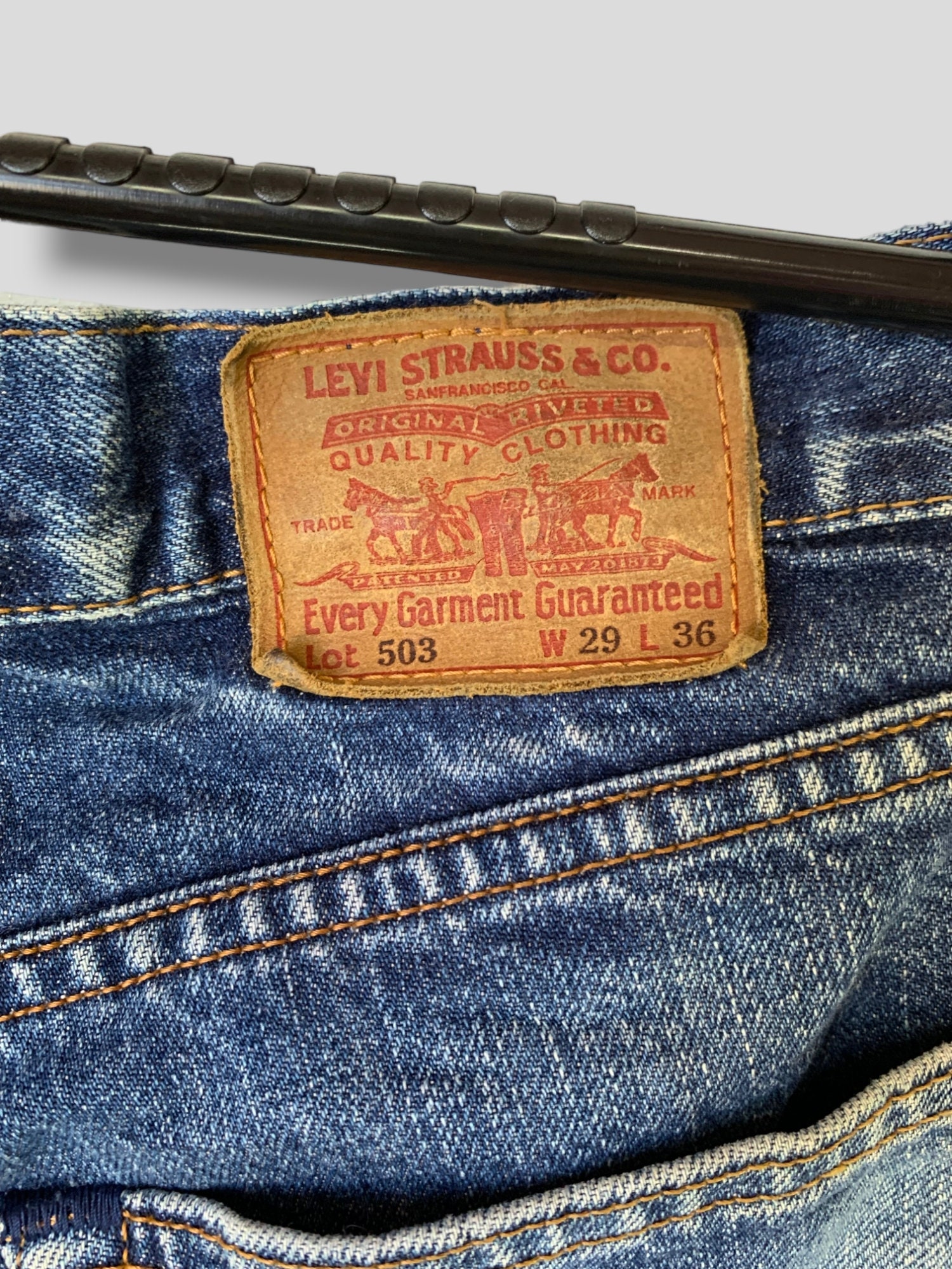 80s/90s Levi's Distressed Jeans Pants Vintage 30x28 Grunge