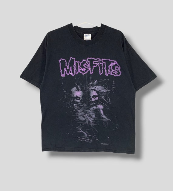 Vintage 90s Misfits Violent World Tshirt Collectible Horror Punk