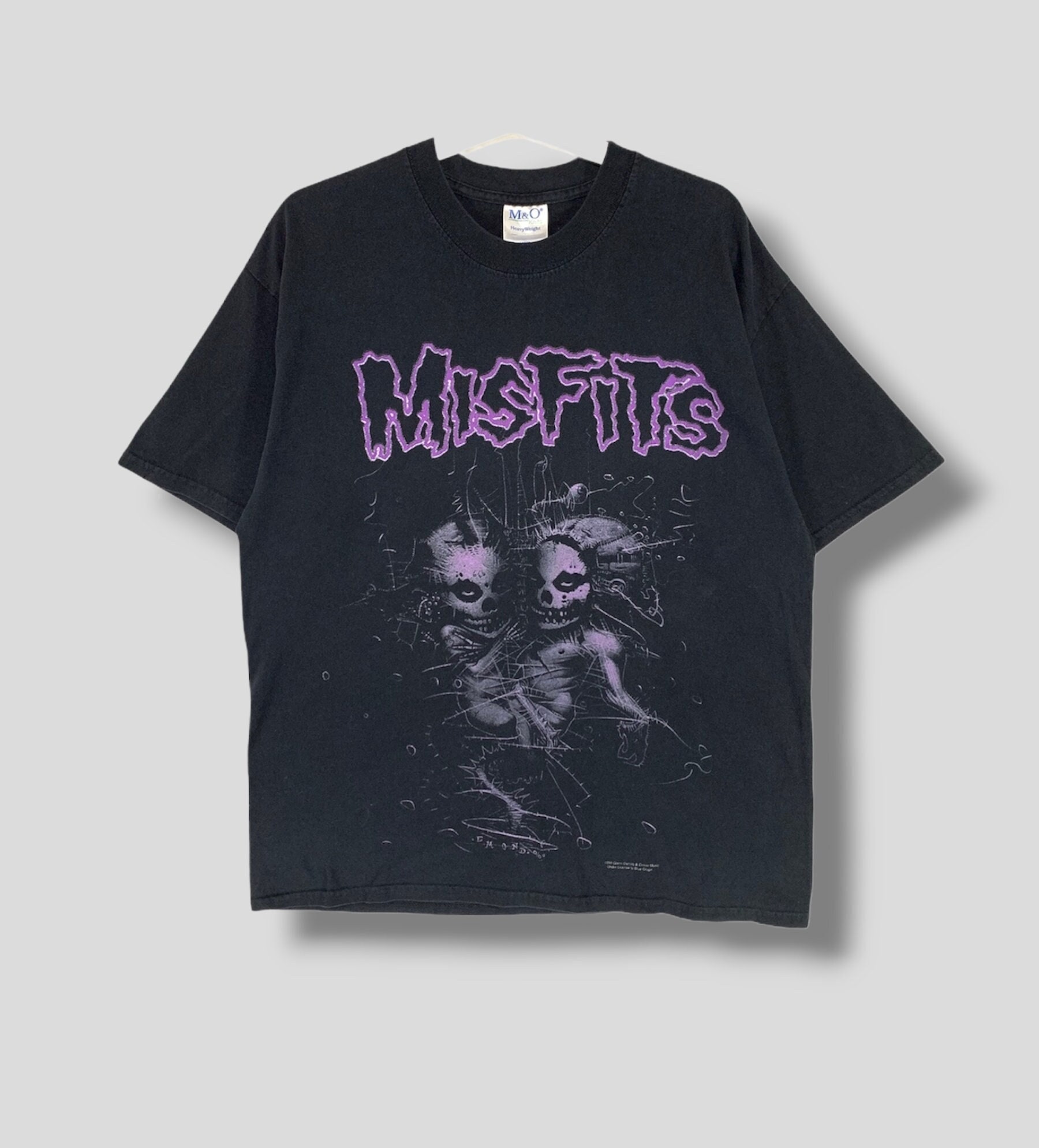 1999 Misfits Violent world Tシャツ Vintage 90s Misfits Violent World Tshirt Collectible Horror Punk