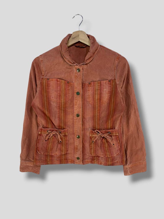 Vintage Kansai Bis Stripe Jacket Kansai Yamamoto Preppy Casual 