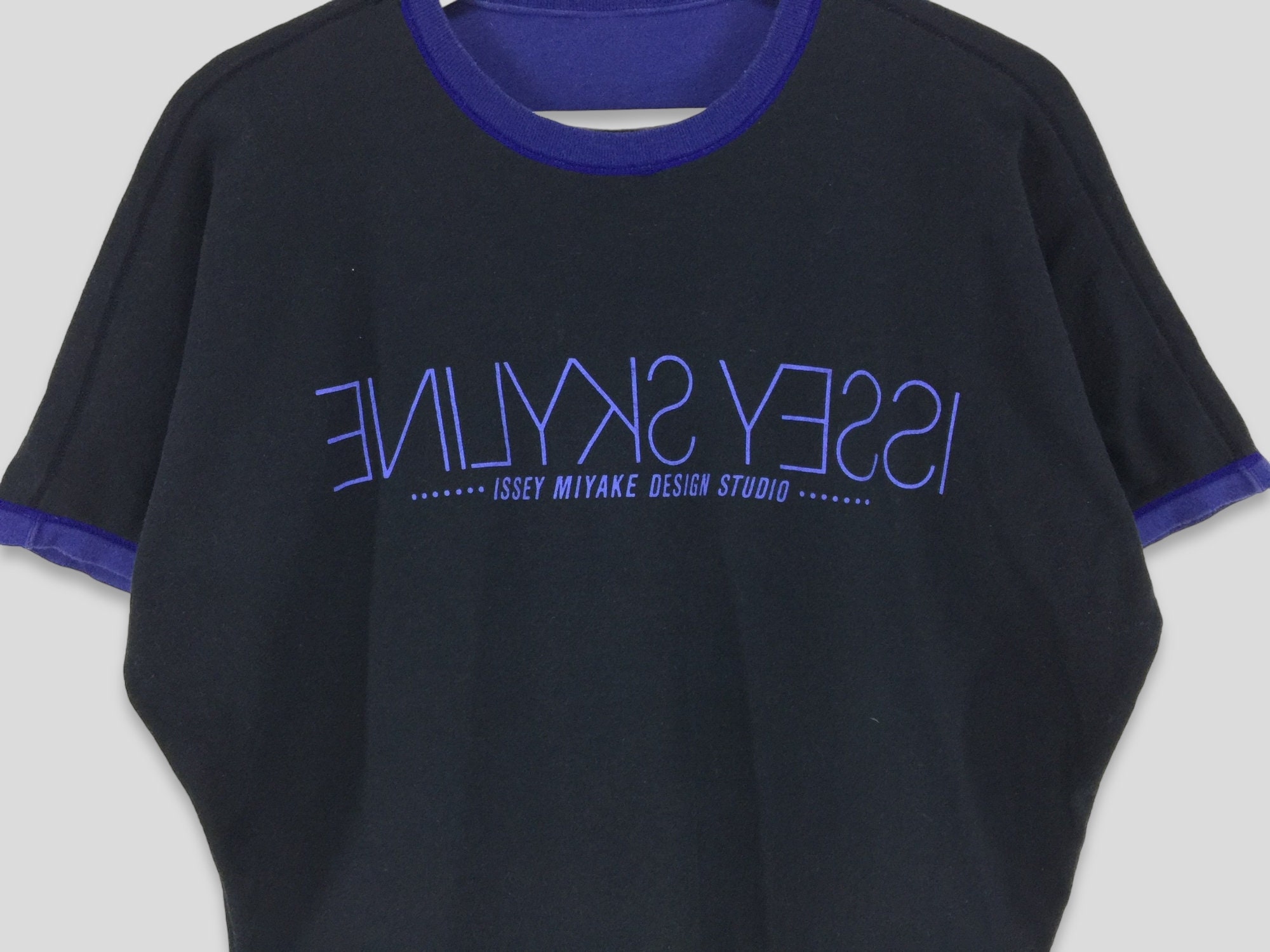 ISSEY SKYLINE Tシャツ Vintage 1980s Issey Skyline Design Batwing Tshirt Medium