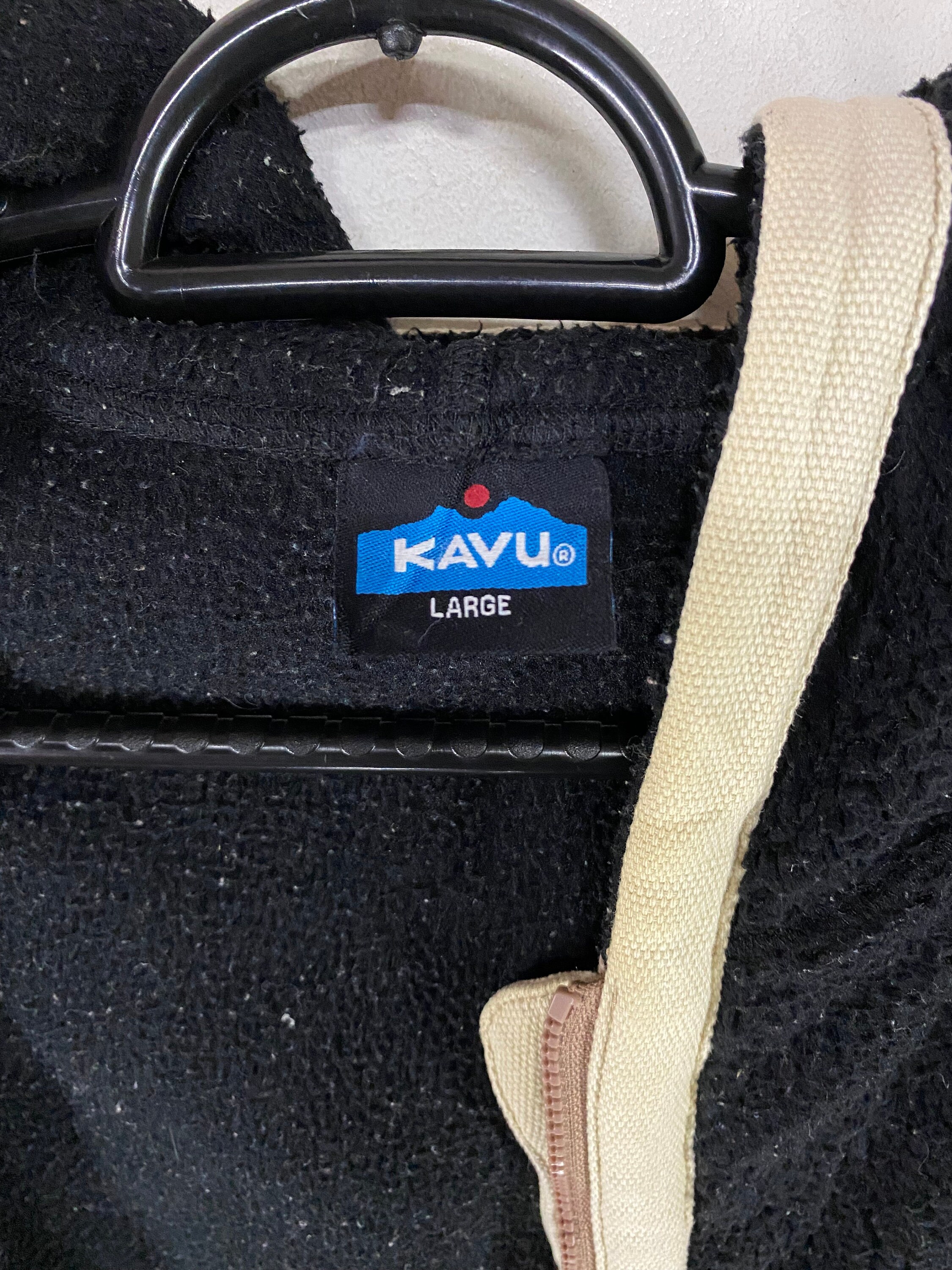Vintage Y2K Kavu Canvas Fleece Vest Jacket Outdoor Streetwear 
