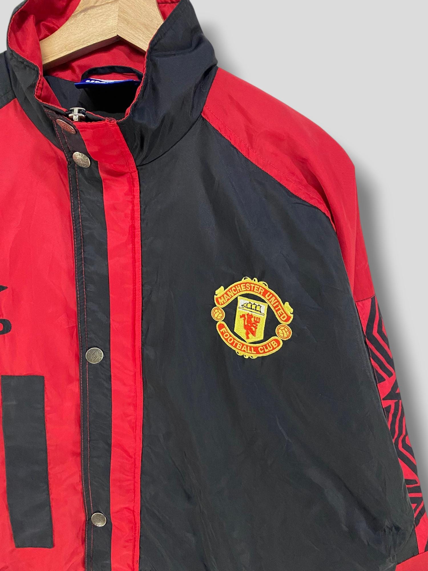Vintage 90s Umbro Manchester United Training Coat Collectible