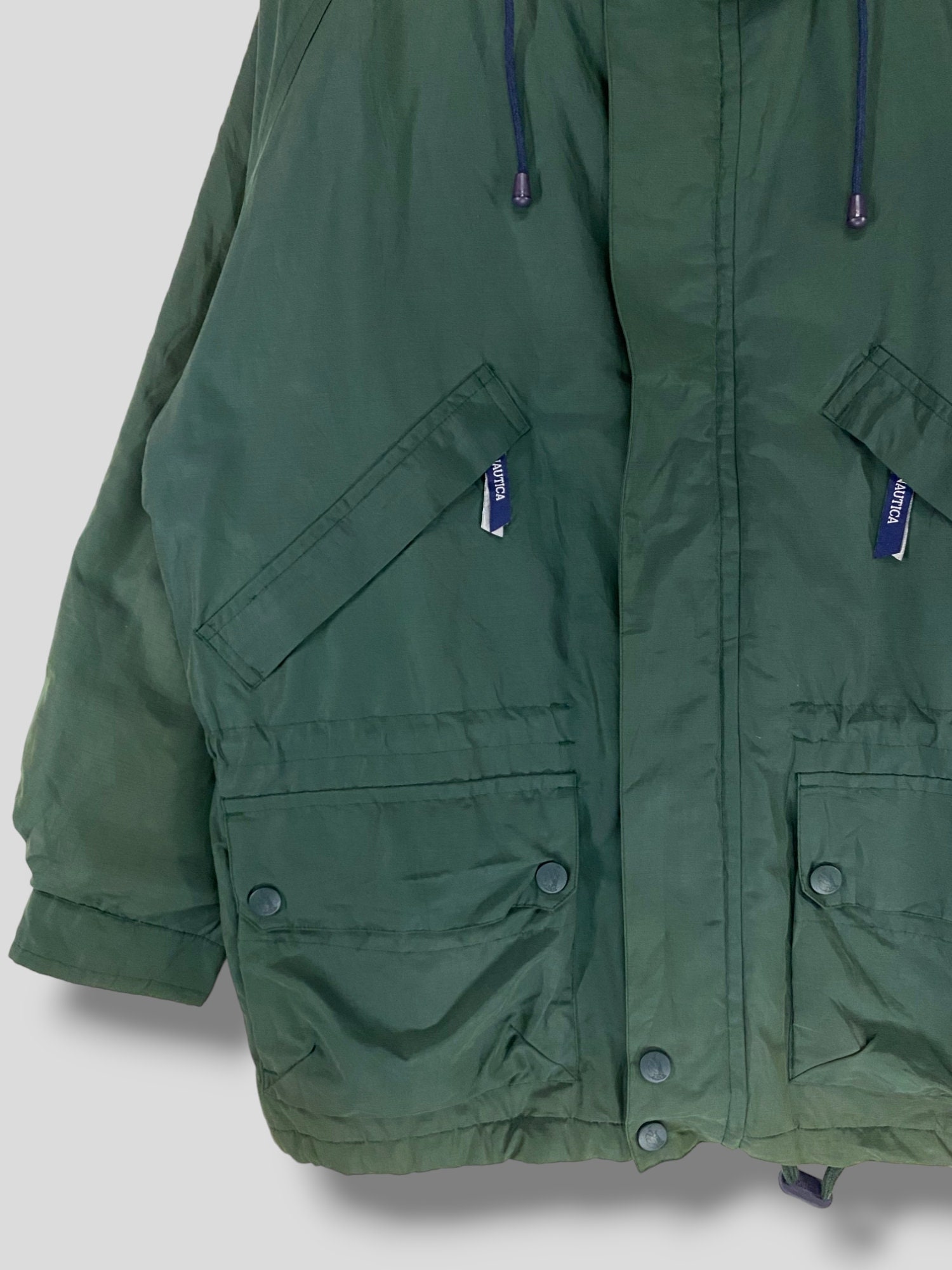 Vintage 90s Nautica Fleece Lined Field Jacket Athletic Streetwear