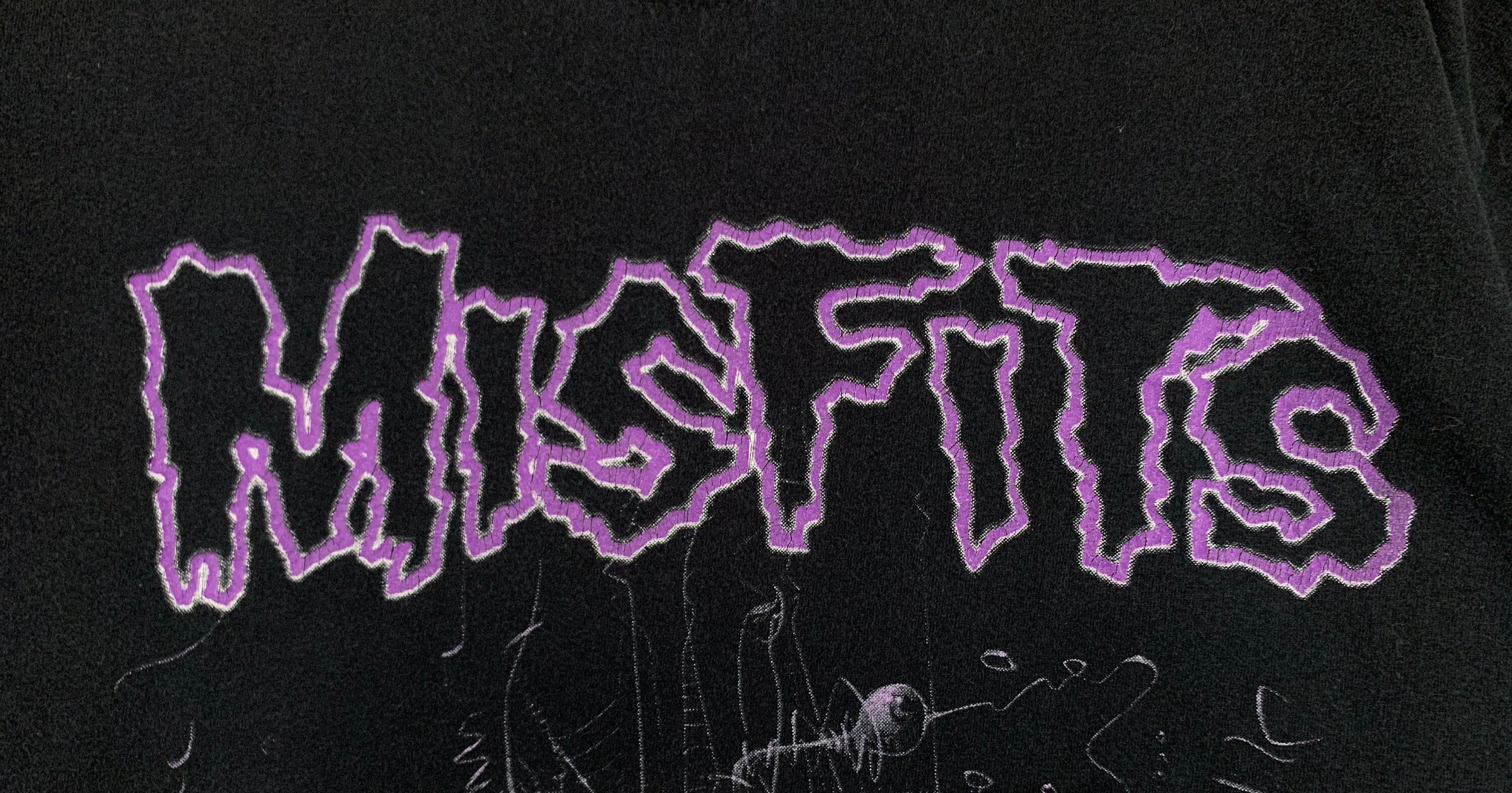 Vintage 90s Misfits Violent World Tshirt Collectible Horror Punk