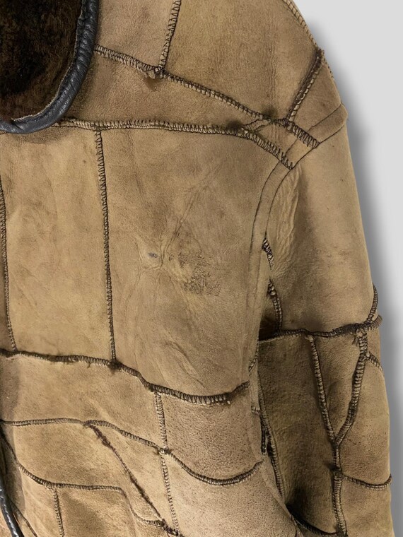 Vintage Countdown Roots patchwork sheep skin shea… - image 7