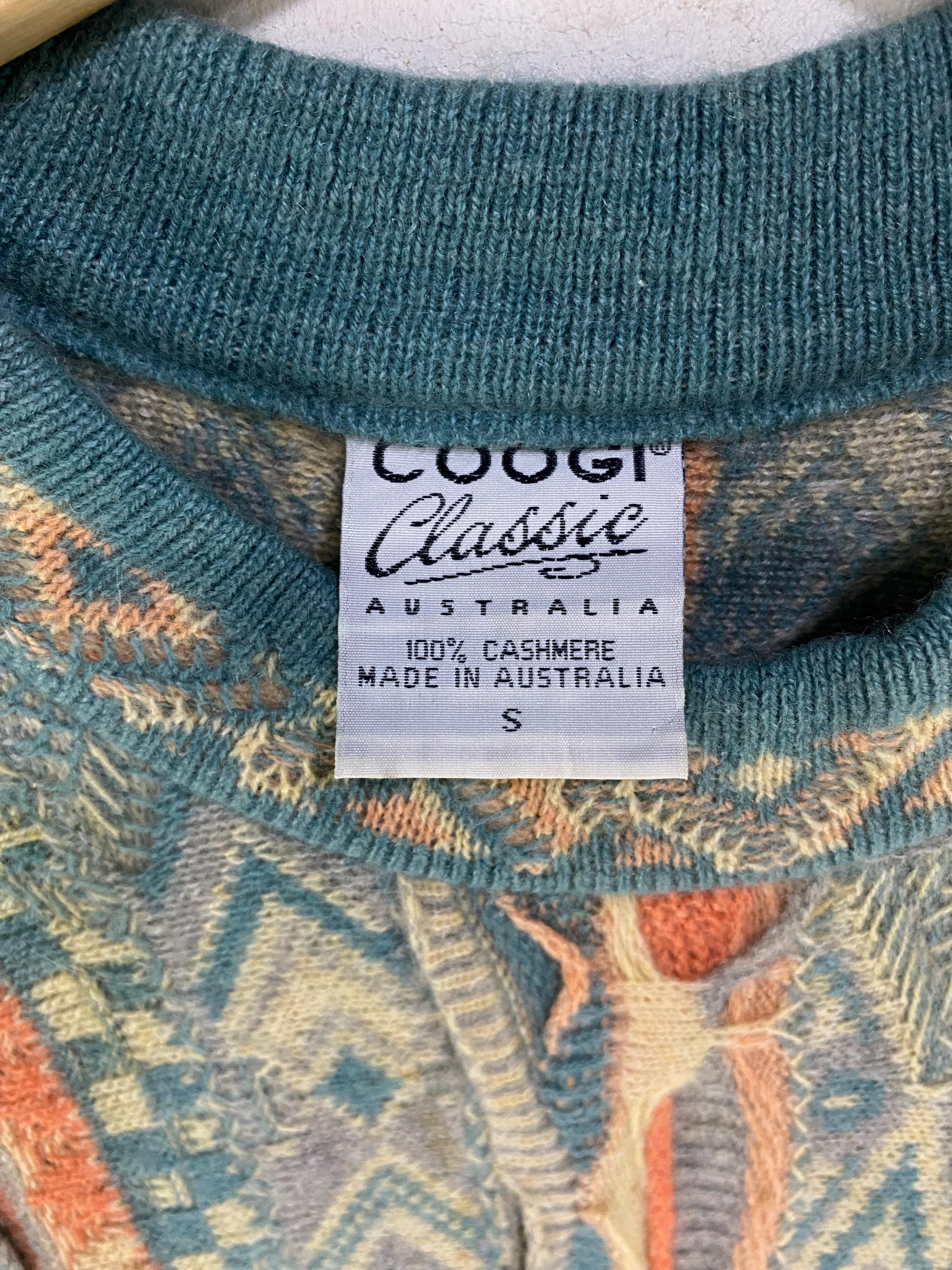 ヴィンテージ90年代 Coogi レアカラーウェイ 3Dニット カシミア 