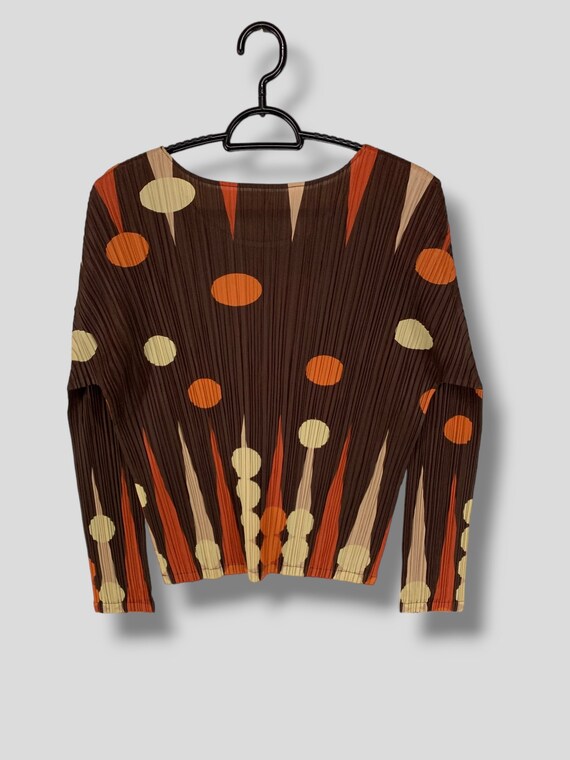 トップス Issey Miyake 06AW Dots Pleats Tops Pleats Please Issey Miyake 