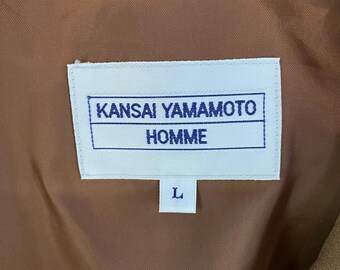 Vintage Kansai Yamamoto Homme Work Jacket Designer Casual Outfit