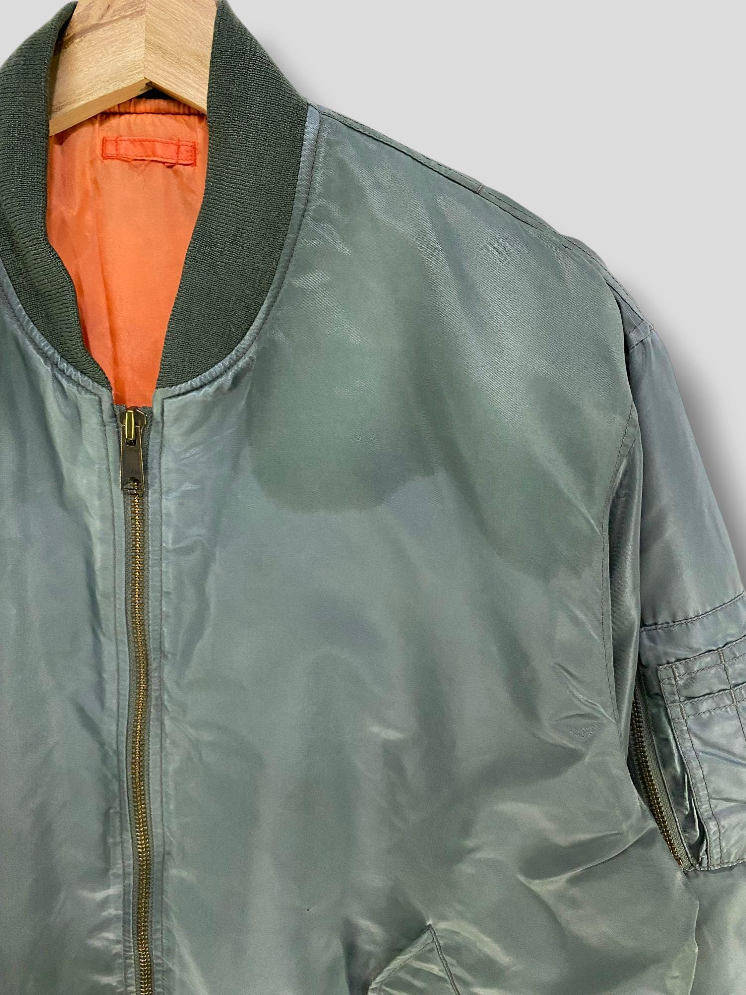 Vintage Uniqlo MA-1 Bomber Jacket Japanese Brand Military Style