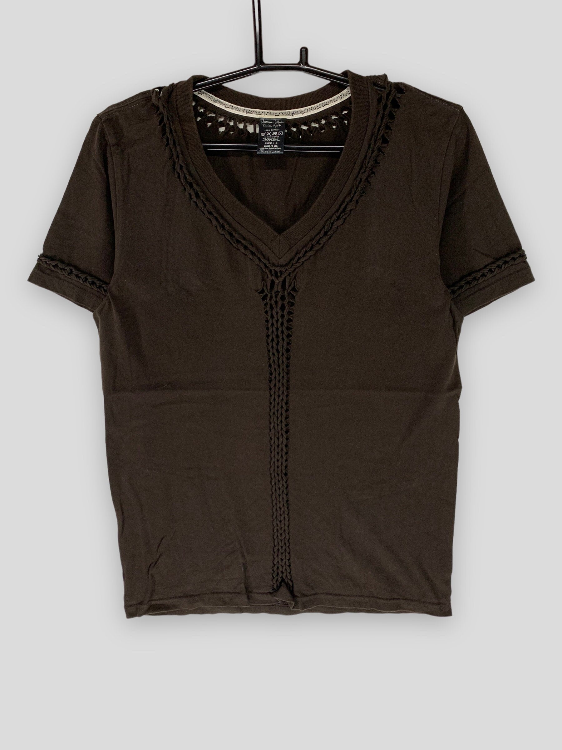 Vintage Number (n)ine Crochet Tshirt Takahiromiyashita Designer