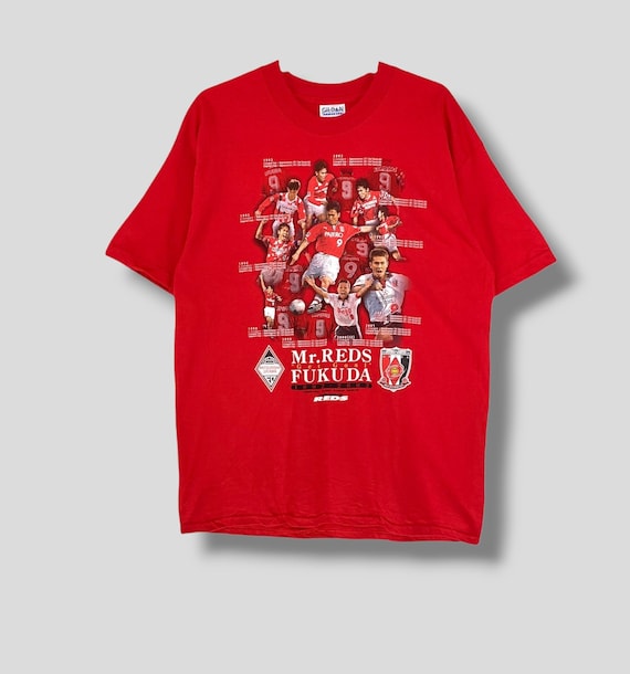 Vintage Urawa Red Diamonds Masahiro Fukuda Deadstock Tshirt Japan