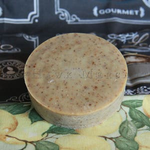 Coffee Kitchen Soap, Hand Soap for Cooks, Oatmeal Soap, Deodorizing Coffee Soap