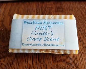 DIRT, Hunter's Cover Scent Soap, Hunting and Fishing Supplies,Father's Day, Hand Body and Laundry Bar, Olfactory Camoflauge