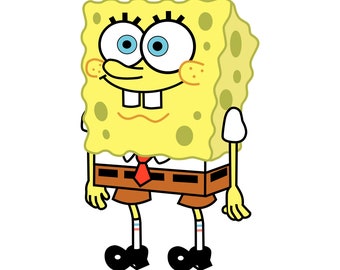 Spongebob SVG, Spongebob Clipart, svg files for Silhouette Cameo or Cricut, spongebob squarepant SVG, vector, clip art, patrick star, svg