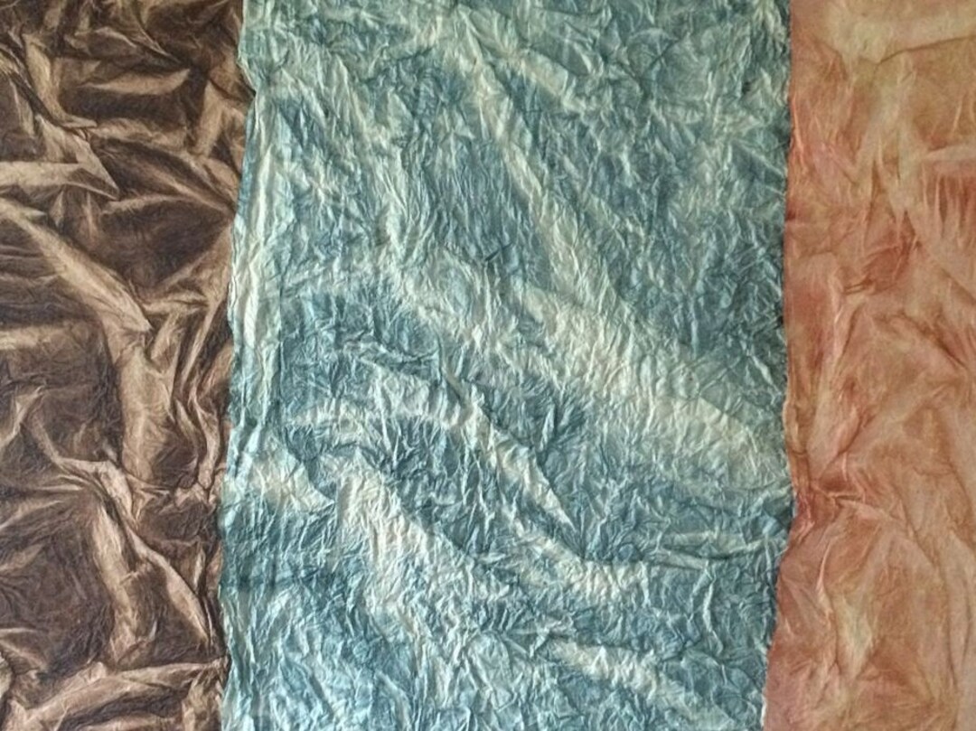 Textured Scrunch Dyed Lokta Paper Etsy