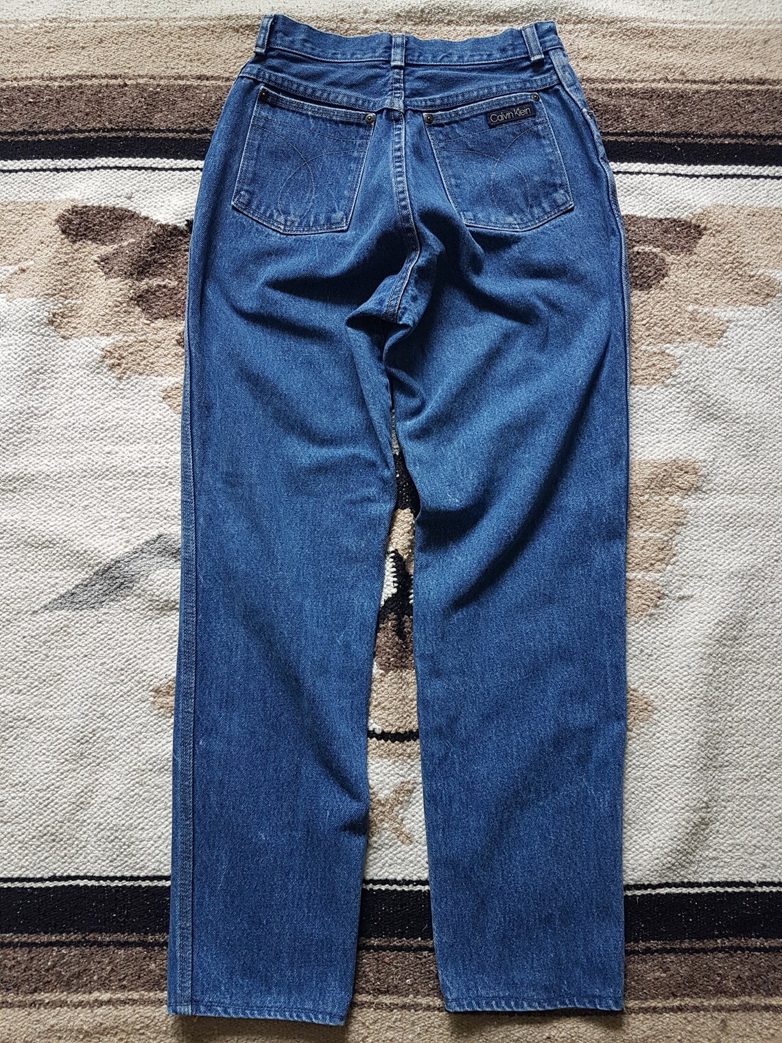 Vintage 1980s Faded Calvin Klein Jeans 26 Waist Etsy Canada