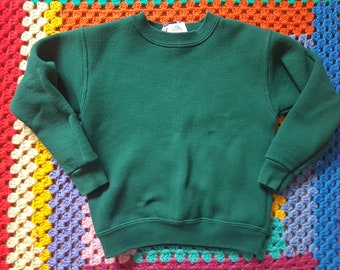 green vintage sweater